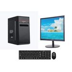 Desktop Assembled Core i3 2nd Gen with 20inch Monitor| PC for Home & Business (8 GB DDR3 Ram/256 GB SSD/WiFi | Windows 10 with MS Office