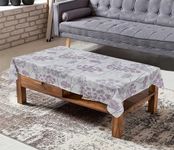 Cotton Candy - Tablecloth for Dining Table 4 Seater Rectangle Floral Tablecover Cotton (40 x 60 Inches, Dandelion Design) - Purple, Mod_TC.149