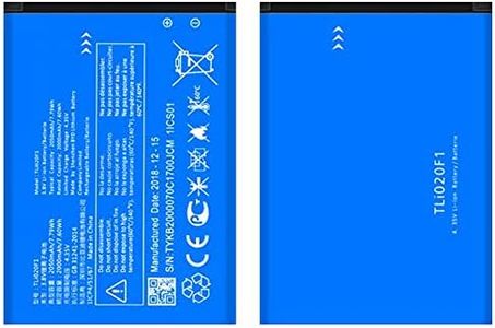 SHENMZ TLI020F1 Battery, Ultra-high Capacity 0 Cycle Battery Replacement for ALCATEL POP 2 5042D OT-5010D One Touch Pop 2 for TCL J720 J726T J728T TCL J728T J726T TLi020F2 Fierce 2 A564C