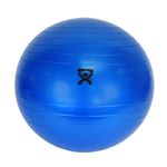 CanDo Non-Slip Vinyl Inflatable Exercise Ball, Blue, 33.5"