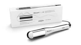 L'Oréal Professionnel SteamPod 4.0, Steam Hair Straightener & Styler, Straightens, Waves & Curls, Less Damage, All Hair Types, White