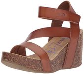 Blowfish Women's Hapuku Wedge Sandal, Scotch Dyecut, 9 Medium US