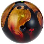 Brunswick Rhino Reactive Pre-Drilled Bowling Ball, Red/Black/Gold Pearl, 15