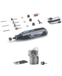 Dremel Lite 7760 Cordless Rotary Tool Li-Ion 3.6 V, Multi Tool Kit with 15 Accessories + Dremel AT02-PGK Pet Grooming Attachment Kit for Grooming Your pet's Nails