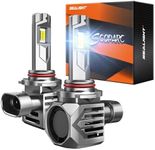 SEALIGHT 2024 Upgraded Brightest 9005 HB3 LED Headlight Bulbs, 33000 Lumens 900% Brighter Than OEM, S7S Wireless Bulbs 6500K Cool White Plug and Play Halogen Replacement - Pack of 2