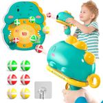 RILSO Kids Outdoor Indoor Toys Games for 3 4 5 6 7 8 9+Years Old Boys Girls,Toys Gun for Boys Girls Age 3-12 Years Old Boys Birthday Gifts,Shooting Party Games for Kids Dart Board Set Toys Age 4-8-12