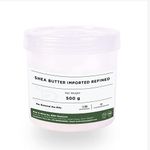 BRM Herbals Shea Butter - Imported - 500 Grams Refined Shea Butter For Soap Making, Lotion, Creams, Cosmetic Making & Diy Personal Care For Face, Hair, Skin & Body