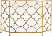 Modern Fire Screen Wrought Iron Mes