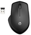 HP 280 Silent PC Wireless Mouse, HP Blue Optical Technology, 1600 DPI to track precisely on any surface90% noise reduction, Comfortable & Ergonomic Design, USB A Dongle Included, Black