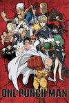 One Punch Man - TV Show Poster (The Heroes) (Size: 24" x 36")