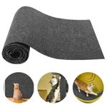 40x200cm Cat Scratching Mat, Self-Adhesive Scratch Pad Cat Furniture Protectors Sofa Cat Scratch Protector, Reusable Furniture Scratch Guard, Protecting Furniture from Cat Scratching