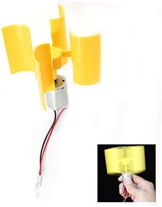 Jadeshay Générateur de Vent Vertical, Générateur d'Énergie Éolienne Kit de Générateur de Vitesse DIY pour Générateur d'Éoliennes