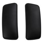 New Arm Pads Caps Replacement for Haworth Zody Office Chair 1 Pair Black/Gray (Black)