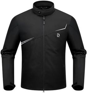 RIDEIRON Motorcycle Jacket with CE Armor, Winter Windproof Riding Jacket for Cold Weather with Removable Warm Liner L
