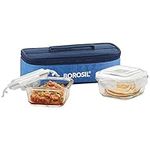 Borosil Prime Glass Lunch Box Set o