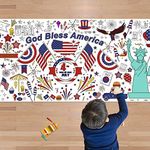 OHOME 4th of July Giant Coloring Po