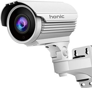 honic 1080P (TVI/AHD/CVI/1200tvl) Security Camera with Sony STARVIS(EXMOR) Sensor, 2.8-12mm Manual Zoom, WDR (1080P Only), Smart IR, HLC, 2MP Outdoor Analog CCTV Cameras for Surveillance