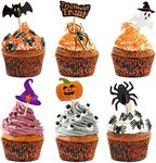 FEPITO 60 Pieces Halloween Decorati