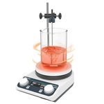 Bionexis® Digital Hotplate Magnetic Stirrer Hot Plate 200-1500rpm, 280℃/536℉,Probe Sensor & Support Stand Included,2 Liter Lab Hot Plate Stirrer with Ceramic Coated