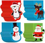 THE TWIDDLERS 40 Mini Christmas Notepads Bulk Christmas Notebooks for Kids (3.5" x 2.4") Winter Holiday Notepads, Christmas Note Pads, Stocking Christmas Prizes for Kids, Christmas School Supplies