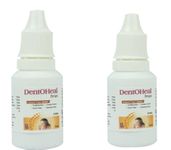 DentoHeal Drops Instant Pain Relied, Toothaches, Gum Pain, Canker Sores, Denture Pain - (Pack of 2), 15 ML