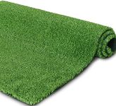 · Petgrow · 4 FT X 13 FT Synthetic Artificial Grass Turf for Garden Backyard Patio Balcony, Drainage Holes & Rubber Backing,Indoor Outdoor Faux Grass Astro Rug,DIY Decorations for Fence Backdrop