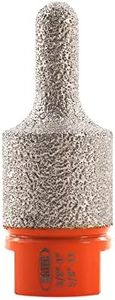BGTEC Diamond Finger Bit 3/8"-1" Vacuum Brazed Diamond Milling Bit Enlarging and Shaping Round Bevel Existing Holes for Ceramic Tile,Porcelain Tile,Marble,Granite