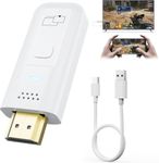 Wireless HDMI Display Dongle Adapter 1080P, Screen Mirroring Adapter/Extender for iOS/Android/Windows/Mac to HDTV/Monitor/Projector, 5G HDMI Wireless Extender