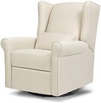 DaVinci Hayden Recliner and Swivel Glider in Natural Oat, Greenguard Gold & CertiPUR-US Certified