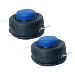 2Pack T35 Trimmer Head 537388101 for Husqvarna 123L 225L 232L 322L 323L 324LX 325L 326L 326LX 322R 323R 324RX 325RX 325RJX 326RX 326RJX String Trimmer - Replaces 531300183 531300194 M10x1.25