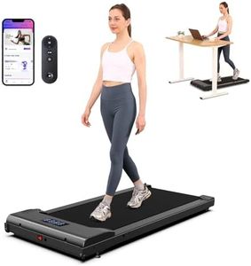 Lichico Walking Pad Under Desk Treadmill, Portable Small Treadmills for Home and Office, 2.5HP Super Quiet Brushless Motorized Walking Jogging Running Machine with Remote Control