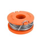 MOECSHSY Strimmer Spool for Mac Allister, Spear & Jackson, Qualcast and Worx, Strimmer Wire, Trimmer Spool Line for Φ1.6mm Double Autofeed Spool Replace Grass Cutter Trimmer Wire Refills 10ft