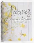 Recipe Book to Write in Your Own Recipes | Recipe Binder | Family Recipe Book Binder | Blank Recipe Books to Write In | Blank Cookbook | Blank Recipe Book | Recipe Journal | 8.5" x 11" Recipe Notebook