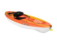 Pelican Sentinel 100X- Sit-on-top Kayak - Recreational One Person Kayak - 10 ft - Fade Fireman Red/Yellow