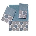 Avanti Linens Dotted Circles 3 Pc Towel Set, Mineral