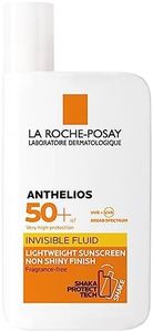 La Roche-Posay Sunscreen Lotion, Ultra-Light Fluid, Water Resistant, Invisible Fluid With SPF 50+, Non-Perfumed, Anthelios XL, 50ml