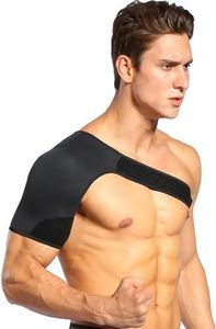 Verstellbar Schulterbandage aus Neopren, Schulterbandage für Frauen Herren, Verstellbare Schulter Unterstützung Bandage, Kompression Schulterstütze für Verletzungen Schulterschmerzen Arthritische