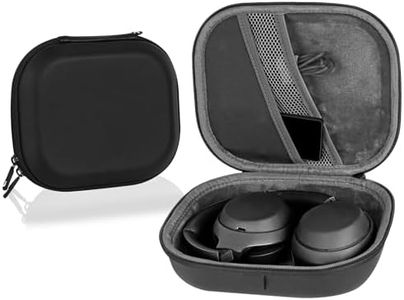 Linkidea Funda de transporte para auriculares compatible con Sony WH-1000XM4, WH-1000XM3, WH1000XM2, WH-XB900N, MDR-1000XCase, funda protectora rígida bolsa de viaje con cable, almacenamiento cargador