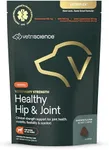 VETRISCIENCE Veterinary Strength Healthy Hip & Joint Chews - Joint Health Supplement for Dogs - Supports Mobility & Flexibility - 60 Count