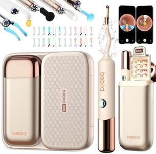 Bebird EarSight Ultra Ear Wax Removal Kit,Ear Cleaner with 2K HD & 5G WiFi, Safe Visual Ear Tweezers with Camera,FSA/HSA Eligible Otoscope for Family Care
