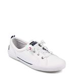 Sperry Girl's, Pier Wave Boat Shoe - Little Kid & Big Kid, White 1, 13 Little Kid