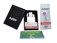 Zippo Single Torch Lighter Insert (65826) Plus Six Bonus Flints and a Microfiber Cleaning Cloth