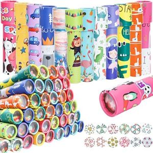 WUWEOT 30 Pack Classic Kaleidoscope Party Favors, Kids Birthday Return Gifts Party Favor, Fun Kaleidoscope Toy for Boys and Girls Birthday Classroom School Goodie Bag Fillers (Random Patterns)