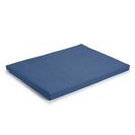 Basaho Zabuton Meditation Mat | Organic Cotton | Recycled Fibre Filling (Dusty Blue)