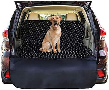 SUV Cargo Liner Cover for SUVs and Cars, Waterproof Material , Non Slip Backing, Extra Bumper Flap Protector, Large Size - Universal Fit