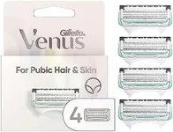 Gillette Venus Intimate Grooming Womens Razor Blade Refills with Bikini Trimmer, 4 Count