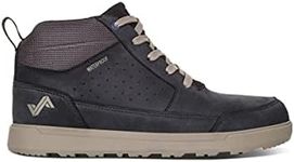 Forsake Mason Mid - Men's Waterproof Leather Mid-Top Hiking Sneaker Boot, Black, 9.5