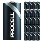 20 Pack - Duracell Procell C Cell Batteries | 1.5V Industrial Power Alkaline Battery | Home or Office Use | Car Air Freshener Promo Pack | Reliable Long Lasting Power