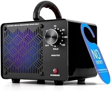 HHGM 48,000mg/h High Capacity Ozone Machine, Commercial Industrial Air Purifier, Ionizer & Deodorizer Ozone Odor Eliminator Suitable for Home, Car, Offices, Basements, Pets, Smoke, Farms