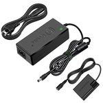 69 Gonine Ac Power Supply Adapter Kit Ack-E18 + Dc Coupler Dr-E18 For Cameras Canon Eos T6I 750D T6S 760D X8I- Black